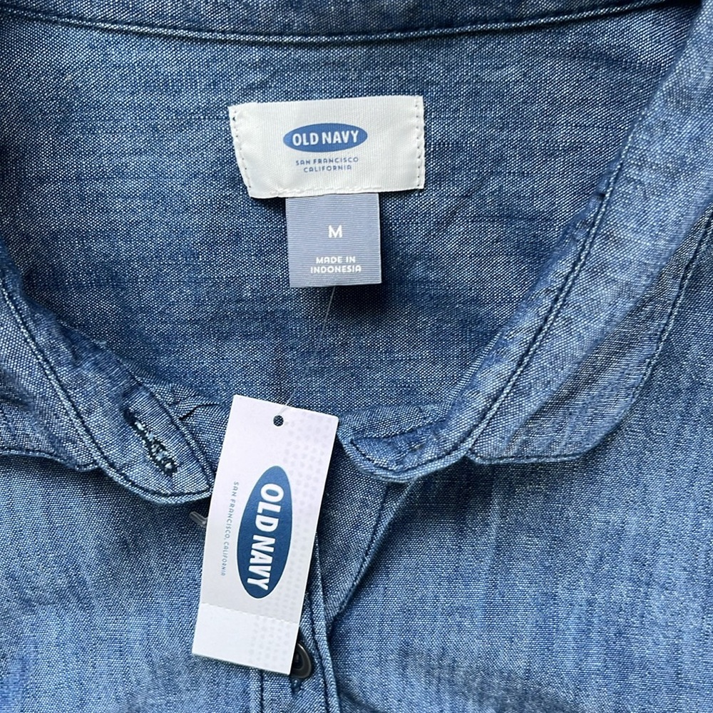 NWT! Old Navy Chambray Romper - Picture 2 of 10